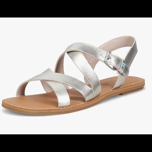 TOMS sandals, worn once!